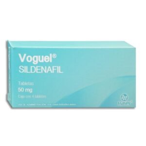 Voguel Sildenafil 50mg 4 Tabletas Maver