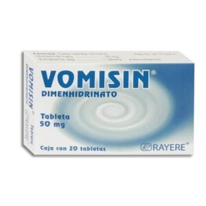 Vomisin Dimenhidrinato 50mg 20 Tabletas Rayere