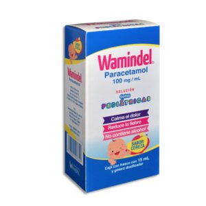 Wamindel Paracetamol 100mg/ml Solución Gotas Pediátricas Cereza 15ml Farmacéutica Wandel