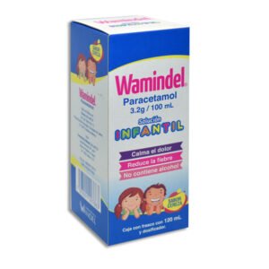 Wamindel Paracetamol 3.2g/100ml Solución Infantil 120ml Biomep