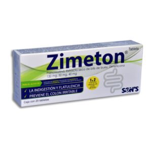 Zimeton Pancreatina Bilis Buey Dimeticona 130mg/50mg/40mg Son's