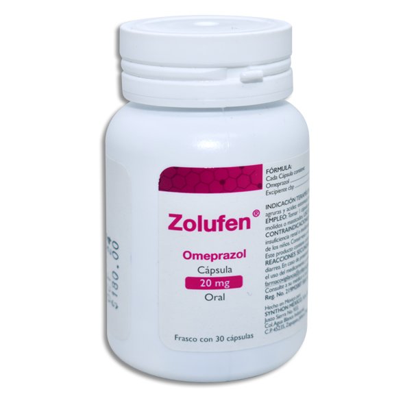 Zolufen Omeprazol 20mg 30 Cápsulas Synthon