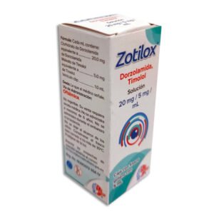 Zotilox Dorzolamida timolol Solucion 20mg/5mg/ml 5ml
