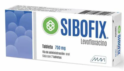 Sibofix Levofloxacino 750mg 7 Tabletas Mavi