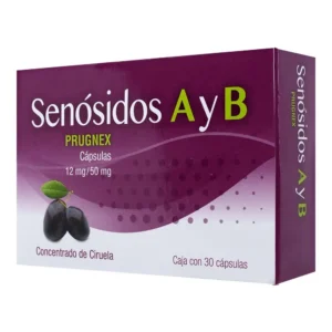 Senósidos A y B Prugnex 12mg / 50 mg 30 Cápsulas Progela