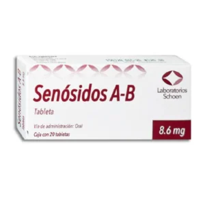 Senósidos A-B 8.6mg 20 Tabletas Laboratorios Schoen