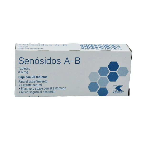 Senosidos A-B 8.6mg 20 Tabletas Kener
