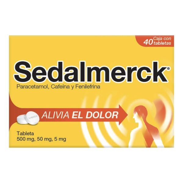 447.Sedalmerck Paracetamol Cafeína Fenilefrina 500mg50mg5mg 20 Tabletas Procter & Gamble Sedalmerck Paracetamol Cafeína Fenilefrina 500mg/50mg/5mg 20 Tabletas Procter & Gamble