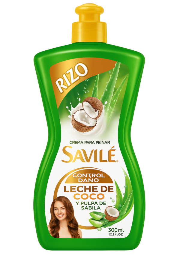 461.Savile Restauración Instantánea Pulpa Sábila Leche Coco Crema Peinar Rizo 300ml Unilever Savile Restauración Instantánea Pulpa Sábila Leche Coco Crema Peinar Rizo 300ml Unilever