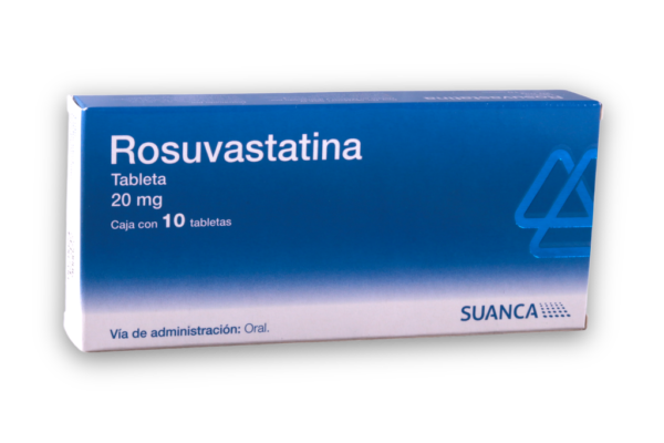 Rosuvastatina 20mg 10 Tabletas