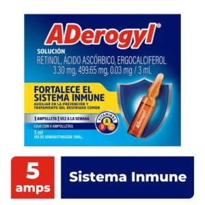 ADerogyl 5 Ampolletas 3ml Sanofi