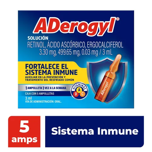 ADerogyl 5 Ampolletas 3ml Sanofi