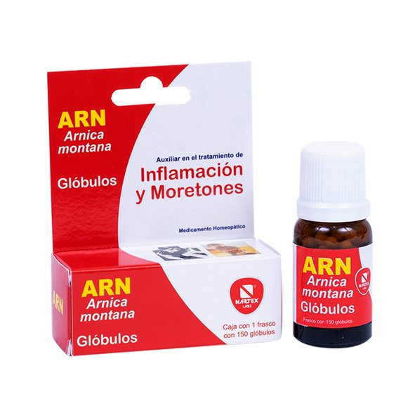 ARN Árnica Montana 150 Glóbulos Nartex Labs