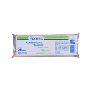 Abatelenguas Madera 25 Piezas Protec
