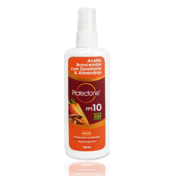 Aceite Bronceador Protectone Zanahoria Almendras 100 ML