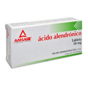 Acido Alendrónico 10mg 30 Tabletas Amsa Laboratorios