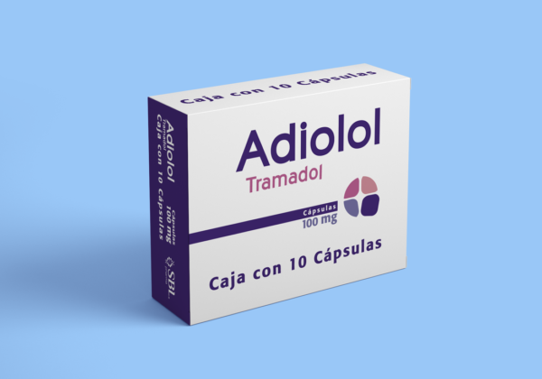 Adiolol Tramadol 100mg 10 Cápsulas SBL Pharmaceuticals