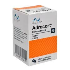 Adrecort Dexametasona 0.5mg 20 Tabletas Avitus