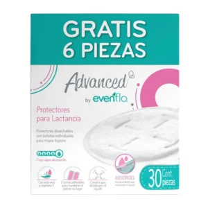 Advanced Protectores Lactancia 30 Piezas Evenflo