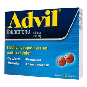 Advil Ibuprofeno 200mg 12 Tabletas Pfizer