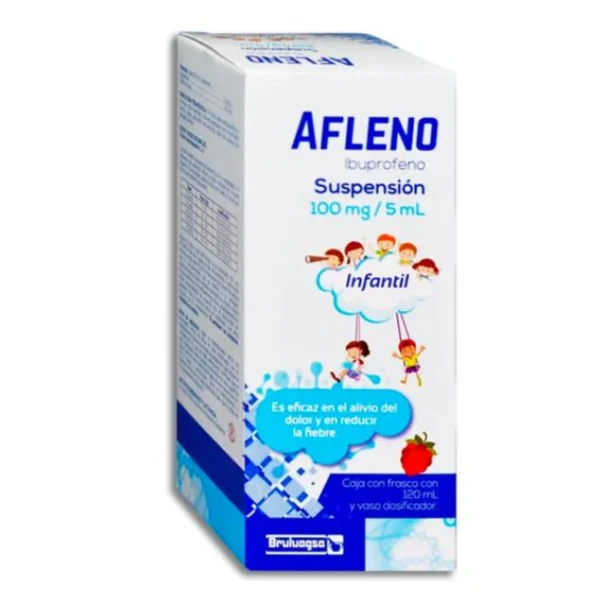 Afleno Ibuprofeno 100mg/5ml Suspensión 120ml