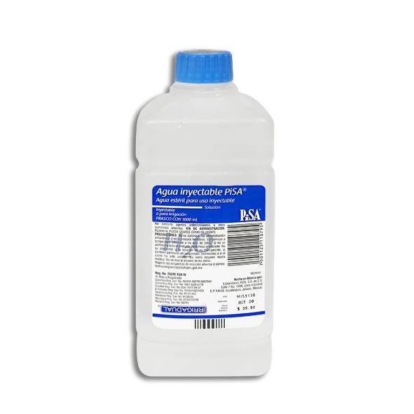Agua Inyectable 1,000ml Flexoval Bayoneta Pisa