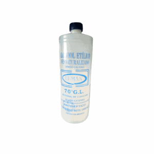 Alcohol Etílico Desnaturalizado 70° GL 1,000 ml Luman