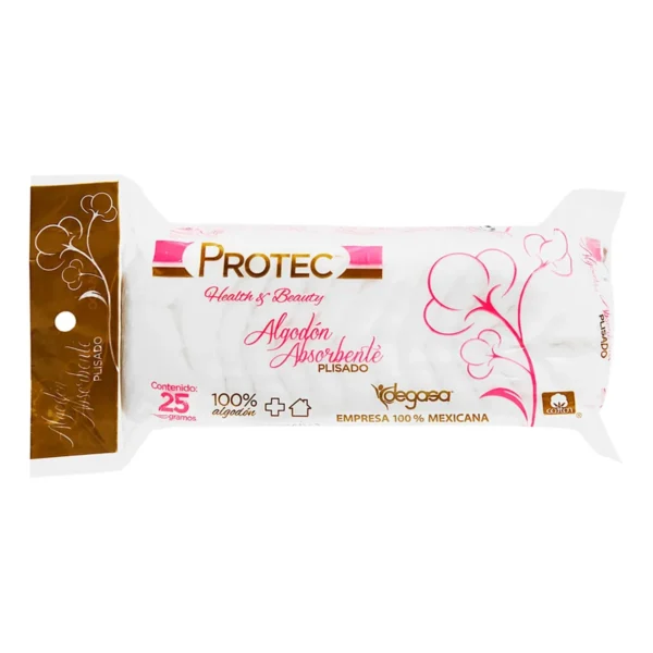 Algodón Absorbente Plisado 25g Protec Degasa