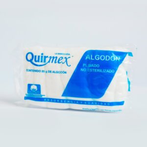 Algodón Absorbente Plisado Bolsa 25G Quirmex