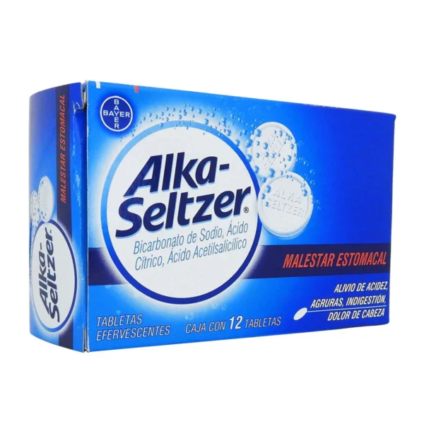 Alka-Seltzer 12 Tabletas Bayer