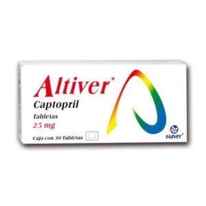 Altiver Captopril 25mg 30 Tabletas Maver