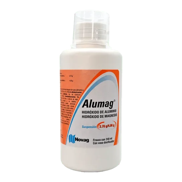 Alumag Hidróxido Aluminio Magnesio 3.70g/4.00g 240ml Novag