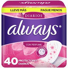 Always Diario Perfume 40 Piezas