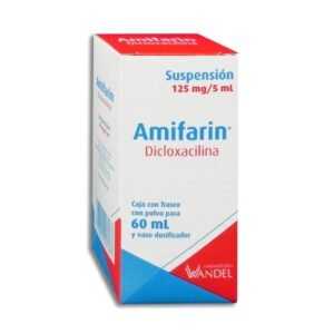 Amifarin Dicloxacilina Suspensión 125mg/5ml 60ml Wandel Farmacéutica