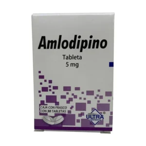 Amlodipino 5mg 30 Tabletas Ultra Laboratorios