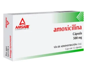 Amoxicilina 500mg 12 Cápsulas Amsa Laboratorios