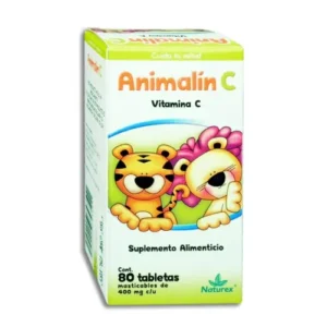 Animalin C Suplemento Alimenticio 80 Tabletas Masticables Naturex
