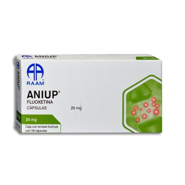 Aniup Fluoxetina 20mg 14 Cápsulas Raam