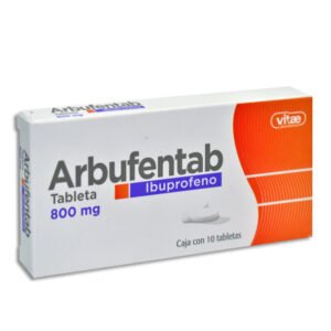 Arbufentab Ibuprofeno 800mg 10 Tabletas Vitae Laboratorios