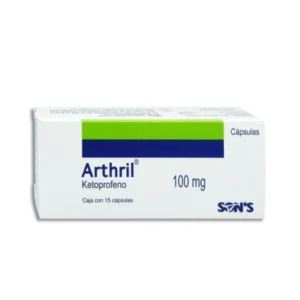 Arthril Ketoprofeno 100mg 15 Cápsulas