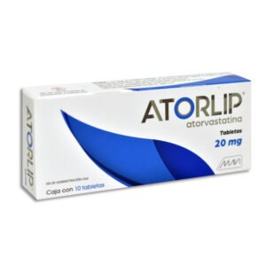 Atorlip Atorvastatina 20mg 10 Tabletas Mavi
