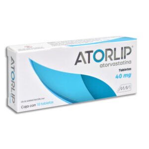 Atorlip Atorvastatina 40mg 10 Tabletas Mavi
