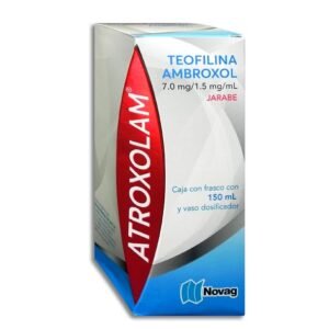 Atroxolam Teofilina Ambroxol 7.0mg/1.5mg Jarabe 150ml Novag