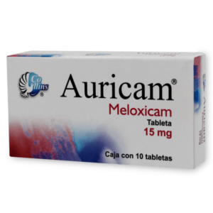 Auricam Meloxicam 15mg 10 Tabletas Collins