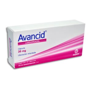 Avancid Lansoprazol 30mg 14 Cápsulas Maver
