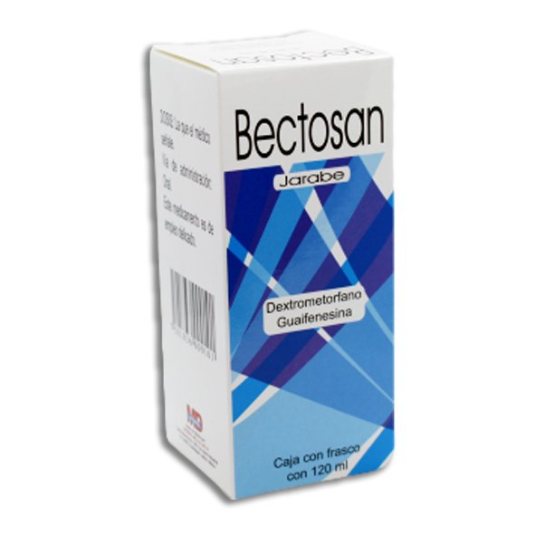 Bectosan Dextrometorfano Guaifenesina Jarabe 120ml Liferpal MD