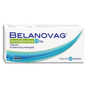 Belanovag Venlafaxina 75mg 20 Cápsulas Novag