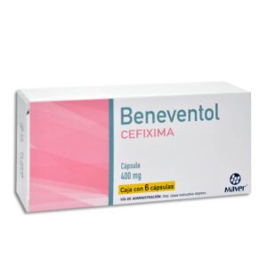 Beneventol Cefixima 400mg 6 Cápsulas Maver