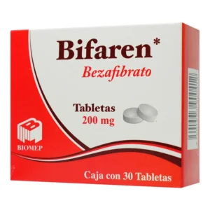Bifaren Bezafibrato 200mg 30 Tabletas Biomep