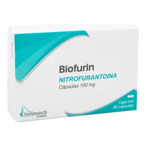 Biofurin Nitrofurantoina 100mg 40 Cápsulas Bioresearch